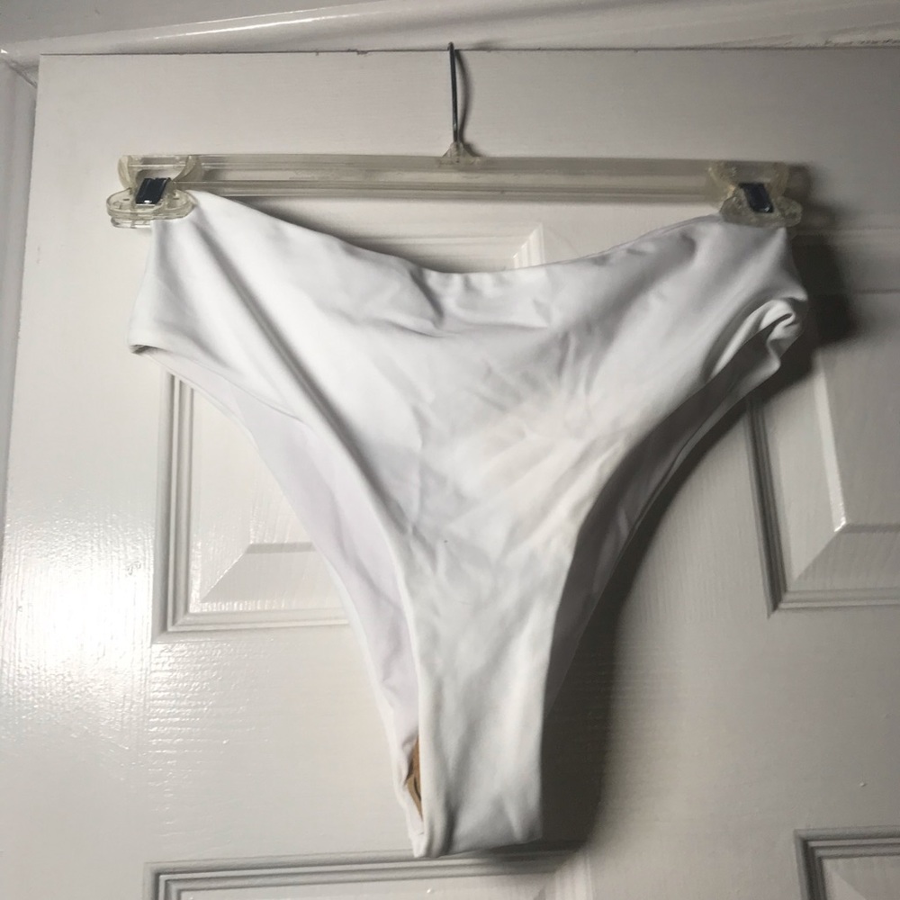 White Bathing Suit Bottoms
